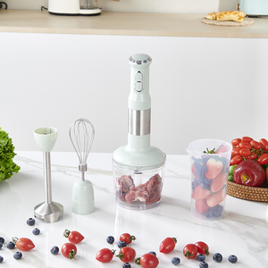 Set <span class=keywords><strong>Blender</strong></span> Tangan Multifungsi Dua Kecepatan, Pengocok Telur, Pembuat Busa Susu, dari Stainless Steel - Product Image 5