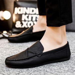 Mocasines para Hombre, Primavera Verano, Zapatos de Cuero Genuino Suave, Transpirables, Ligeros, para Hombre - Product Image 3