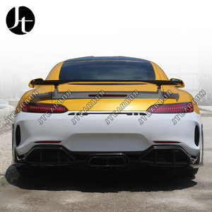Diffusore paraurti posteriore per auto Mercedes Benz AMG GTR GTS ReaI kit di splitter posteriori in fibra di carbonio - Product Image 2