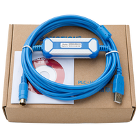 Cable de Programación USBACAB230 Compatible con PLC Delta DVP EH ES EC EX SS Series, Cable de Descarga USBACAB230