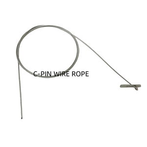 ロープケーブル天井吊り下げワイヤーステンレス鋼ワイヤーロープスリング亜鉛ボールストップエンド鋼線 - Product Image 4