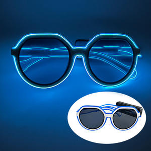 משקפים אור הוביל משקפיים עיצוב ייחודי חדש חידוש זוהר ניאון זוהר משקפיים עבור מסיבות סיום בית הספר - Product Image 5