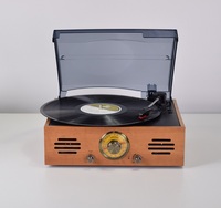 Autel-lecteur d'enregistrement de plateau tournant vintage, nouveau design, avec radio analogique rétro, bluetooth en option, 2022