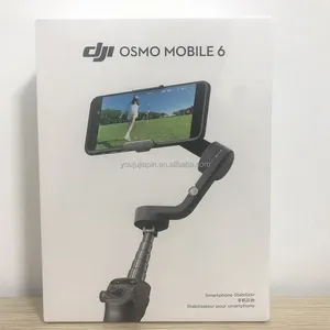 حامل كاميرا محمول متعدد المحاور, DJI Osmo المحمولة 3 محاور قابلة للطي المحمولة Gimbal نشط Track 5.0 تصميم مغناطيسي سريع الإصدار Osmo Mobile 6 العلامة التجارية الجديدة 3-محاور