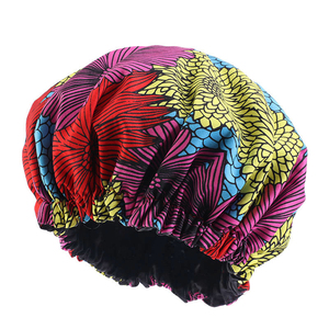Bonnets doublés en Satin Extra, chapeau Turban, <span class=keywords><strong>chimio</strong></span>, pour enfants, motifs africains, personnalisés, pour <span class=keywords><strong>nuit</strong></span>, nouveauté - Product Image 4