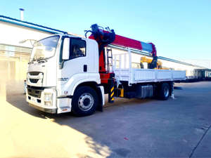 מוצר חדש 7טון <span class=keywords><strong>8ton</strong></span> 10ton הידראולי טלסקופי בום רכוב מנוף 1 סוזו גיגה 4 x2 משאית מטען עם מנוף - Product Image 4