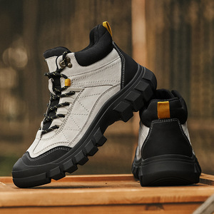 Chaussures de travail résistantes à l'usure pour chantier, vêtements de travail imperméables et antidérapants, chaussures de randonnée et de sport pour hommes - Product Image 5