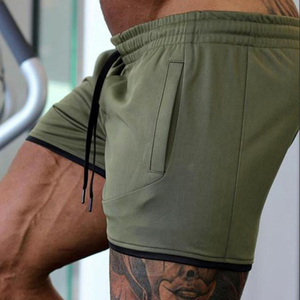 Shorts de <span class=keywords><strong>sport</strong></span> pour hommes européens et américains, nouveaux shorts de course d'été pour hommes, shorts de fitness tendance à séchage rapide pour hommes - Product Image 3