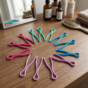 Clip para Bobina AA0233 |   Juego de Marcadores de Puntos de Ganchillo de Plástico, 12 Piezas, Rosa, Azul, Morado, Verde Azulado, Accesorios de Tejido Simples y Portátiles - Product Image 3