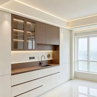 Solution de personnalisation complète : Fabrication professionnelle sur mesure de cuisines, armoires et meubles de salle de bain pour projets résidentiels
