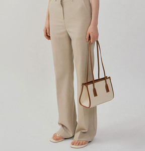 Bolso de Hombro de Estilo Clásico Nuevo, con Logotipo Personalizado, de Cuero y Lona, para Mujer - Product Image 5