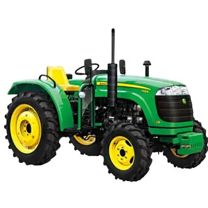 Mini tractores agrícolas usados John Deere 484, tractor de máquinas agrícolas 4wd 4x4 con aditamentos para tractor