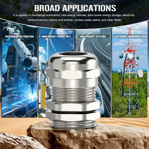 מחברי כבלים מוגנים במתח נמוך ברמה תעשייתית ובלוטות'ים מצופים ניקל מפליז עם דירוג IP68 לציוד חשמל בלחץ - Product Image 3