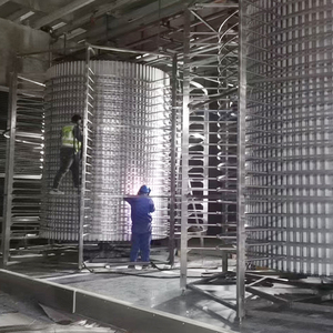 เครื่องแช่<span class=keywords><strong>แข็ง</strong></span>แบบอัตโนมัติคุณภาพสูงชนิดอุโมงค์ IQF สำหรับการแช่<span class=keywords><strong>แข็ง</strong></span>ผัก ผลไม้ <span class=keywords><strong>กุ้ง</strong></span>อย่างรวดเร็ว - Product Image 2