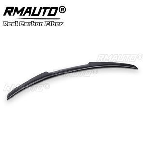 RMAUTO Real Carbon Fiber M Style Car Rear Trunk Spoiler <b>Wing</b> For BMW F10 F11 F18 5 Series M5 2010-2017 Rear <b>Wing</b> Spoiler Lip - Product Image 3
