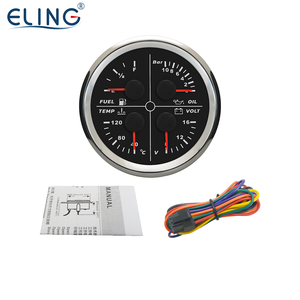 <span class=keywords><strong>1</strong></span> में <span class=keywords><strong>4</strong></span> ELING बहु-समारोह गेज 85MM तेल दबाव ईंधन स्तर पानी का तापमान मीटर 12V वाल्टमीटर के लिए कार रेसिंग मोटरसाइकिल - Product Image 2