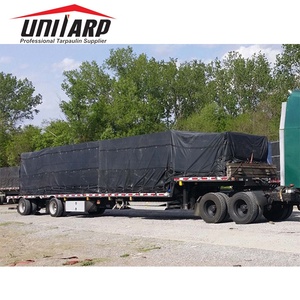 Lonas Recubiertas de PVC Negras de 610g, <span class=keywords><strong>Lona</strong></span> de PVC de 18oz, Tela Recubierta de Vinilo para Cubierta de Remolque de Camión - Product Image 5