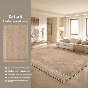 Tapis moderne simple de 10mm pour la maison, léger, de luxe, haut de gamme, lavable, sans entretien, résistant aux taches, pour - Product Image 6