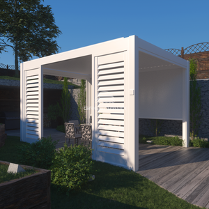 Pergola de luxe réglable, imperméable, avec lames orientables électriques <span class=keywords><strong>pour</strong></span> véranda - Product Image 5