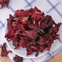 Thé aux fleurs séchées très vendu, thé aux fleurs de roselle de couleur rouge