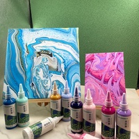 Ensemble de peinture acrylique pour peinture fluide à couler, 20 couleurs, Verter Pintura Acrilica