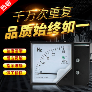 Medidor de Frecuencia Tengen 42L6 45-55Hz Tipo Puntero, Hertzómetro para Medición Eléctrica - Product Image 1