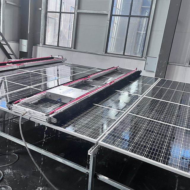 Automatic PV Cleaning Robot  Remote Control & All-Day Operation