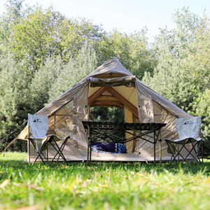 Tente dôme gonflable hermétique en PVC, imperméable, en tissu Oxford robuste, équipement de camping extérieur automatique - Product Image 3