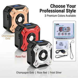 Misuratore <span class=keywords><strong>Laser</strong></span> Multifunzione 2-in-1 con Metro a Nastro da 5M, Dispositivo di Misurazione Digitale con Protezione IP54 e Batteria ai Polimeri di Litio - Product Image 1
