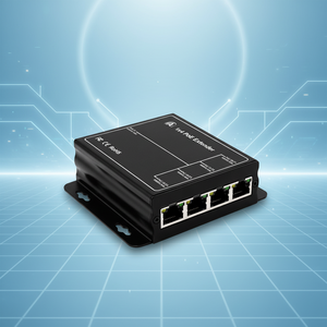 กล่องโลหะ IEEE802.3Af/at 1 เข้า 4 ออก RJ45 Cat6 5 พอร์ต ตัวขยายสัญญาณ PoE แบบแอคทีฟ 10/100Mbps ติดผนัง สำหรับกล้องวงจรปิด  OEM/ODM - Product Image 1