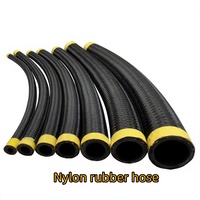 Tuyau en caoutchouc renforcé en acier inoxydable tressé en nylon haute pression, vente chaude, directement de l'usine, pour refroidisseur d'huile automobile