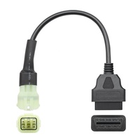 Adaptateur de connecteur de câble de connexion Obd2 6 broches à 16 broches pour motos KTM utilisées pour le scanner OBD2