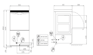 Lavastoviglie Commerciale Compatta da Incasso con Display Digitale per <span class=keywords><strong>Bar</strong></span>, Caffè e Uso Domestico - Product Image 6