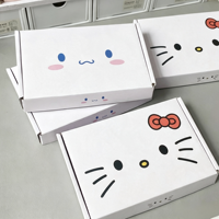 Boîtes en carton rigide réutilisables à thème animalier avec revêtement UV, pelliculage brillant, gaufrage, emballage écologique personnalisable pour Pâques