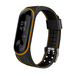 Reemplazo De nido De abeja De silicona pulsera Correa De Reloj <span class=keywords><strong>para</strong></span> Xiaomi <span class=keywords><strong>Mi</strong></span> <span class=keywords><strong>banda</strong></span> 3 <span class=keywords><strong>4</strong></span> - Product Image 1