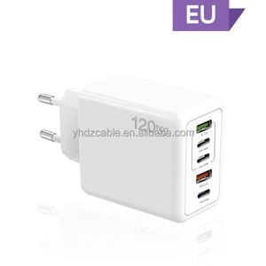 PD25W Fast Charging Travel Charging Head New Multi-port 3PD+2USB Dual-Port 5V/2.4A <b>Adapter</b> for Mobile Phone Type-<b>C</b> Charger - Product Image 4