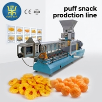Nouvelle Machine à Extrusion Automatique Entièrement Automatisée à Haute Pression pour Aliments Soufflés en Acier Inoxydable, Machine à Souffler le Maïs à Vapeur de Gaz