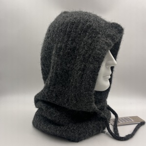 <span class=keywords><strong>Cagoule</strong></span> d'hiver et d'automne tricotée sur mesure pour dames, chapeau épais et poilu, bandeau à nouer pour le cyclisme, le sport, le voyage, usage décontracté, nylon - Product Image 3
