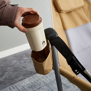 Fauteuil à bascule léger et portable pour le camping en plein air, chaise suspendue respirante, chaise lune pliable, mobilier d'extérieur - Product Image 6