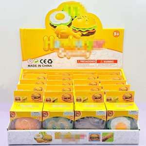 Mini Set de Juguetes Sensoriales de Comida Rápida: Hamburguesa y Papas Fritas para Niños, Diversión de Juego de Imitación y Alivio de la Ansiedad - Product Image 6