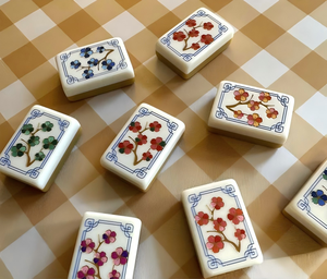 Luxe Gingham Zondagse Mahjong Mat - Natuurrubber Antislip Geluidsreducerend Milieuvriendelijk Opvouwbaar Tafelkleed Casino Gokken Poker - Product Image 4