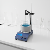 Agitateur magnétique numérique LCD BIOSTELLAR MS-H280-B250 avec manteau chauffant électrique pour le mélange et le chauffage en laboratoire