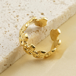 Zogxin Skull Ring Stainless Steel Adjustable Unisex Fashion Jewelry Gold Silver Color Punk Style - Product Image 3
