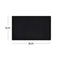Autocollant en tissu vierge, marque tissée, broderie PVC, multicolore (noir, blanc, jaune, violet, orange, vert, gris, bleu) pour patch