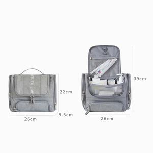 Waterproof Men Hanging Cosmetic Bag Travel Organizer <b>Makeup</b> Bag for Women Necessaries Make up <b>Case</b> Wet and Dry Wash Toiletry Bag - Product Image 2