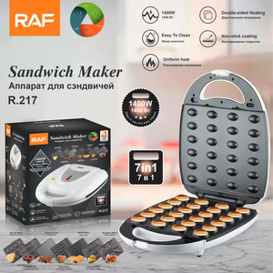 Machine à panini électrique 7 en 1, presse multifonctionnelle, plaques amovibles antiadhésives, grill pour petit-déjeuner et appareil à sandwichs - Product Image 5