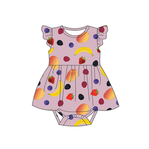 Vestido Sem Mangas para Bebês em Bambu Personalizado com Renda, Body para Meninas Recém-Nascidas - Product Image 5