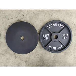 Disques de poids en <span class=keywords><strong>fonte</strong></span> calibrée de qualité supérieure, de 1,25 kg à 25 kg, poids libres pour la <span class=keywords><strong>musculation</strong></span> en salle de sport - Product Image 5