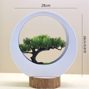 Huaien חוצה גבולות מלאכותי קטן מלאכותי עבור כלי שולחן עבודה מיני & מחטים עבור עיצוב הבית משרדים-סיטונאי - Product Image 5