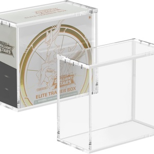 Popular Eco-Friendly UV Protection Clear Acrylic ETB Display Case Custom Collector <b>Protector</b> - Product Image 1